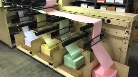 Collating 4 part continuous forms