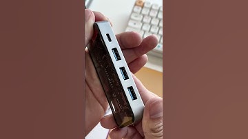 Hub ตัวเดียวใช้ได้ครบๆเลย สะดวกมาก #ztec #hub8in1 #gadget #macbookaccessories