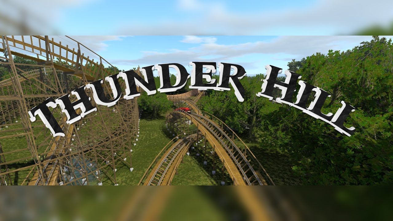 Thunder Hill | GCI Woden coaster | No Limits 2 (1080p, 60fps)