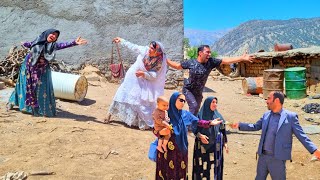 Two wives fight over a nomadic man