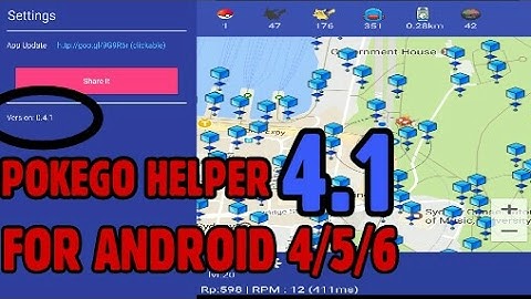 POKEMON GO 0.61.0 HACK POKEGO HELPER UPDATE TO 4.1 FOR ALL ANDROID 4/5/6 (NO ROOT)