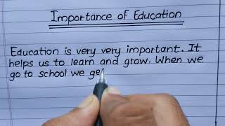 Essay on Importance of Education | Paragraph on Importance of Education