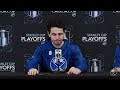 Alex Lyon and Alex Tuch Met With The Media After 3-1 Win In Game 3 | Buffalo Sabres