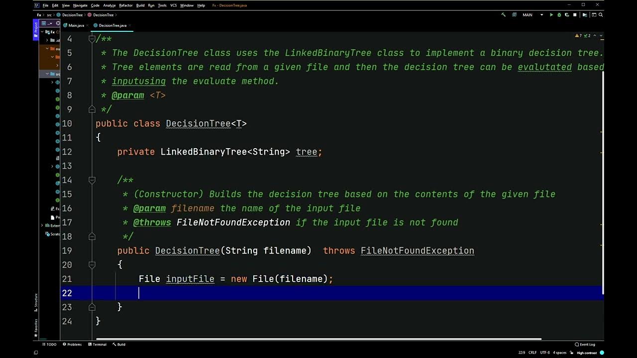 Java Trees - Decision Tree Part 1 - YouTube