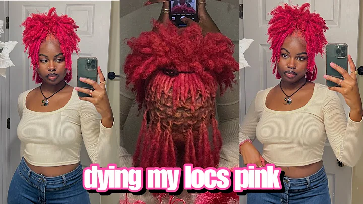 BLEACHING AND DYING MY LOCS PINK