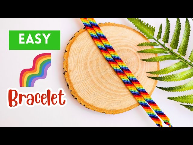 Replying to @brooke💞 Step by step wavy frienship bracelet tutorial 💚, Friendship Bracelet