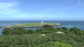 DALKEY ISLAND FROM SORRENTO PARK JUNE 22, 2014 COUNTY DUBLIN IRELAND