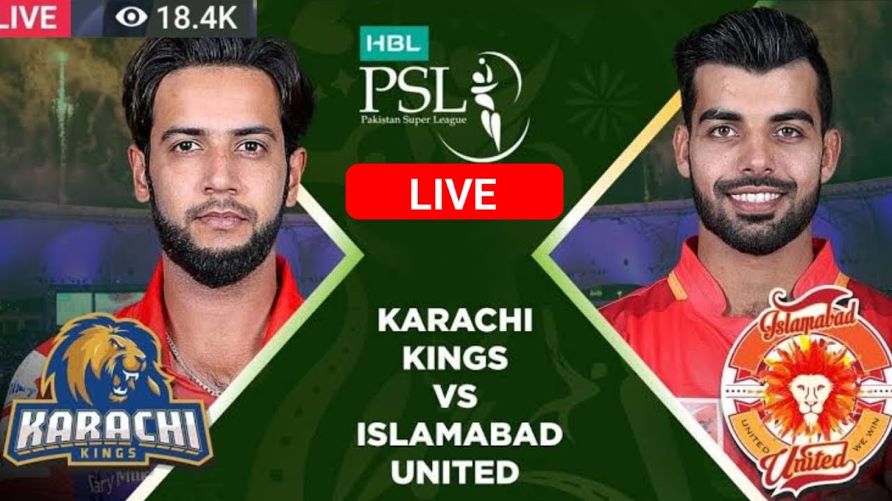 Islamabad United vs Karachi Kings, 19th Match - ISU vs KRK 19th Match, PSL