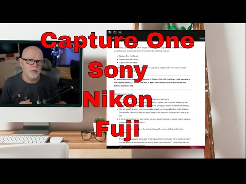 Capture One Sony, Nikon, Fuji no longer available as stand alone apps