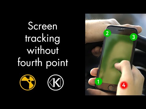 Screen tracking without fourth point (Nuke + KeenTools GeoTracker)