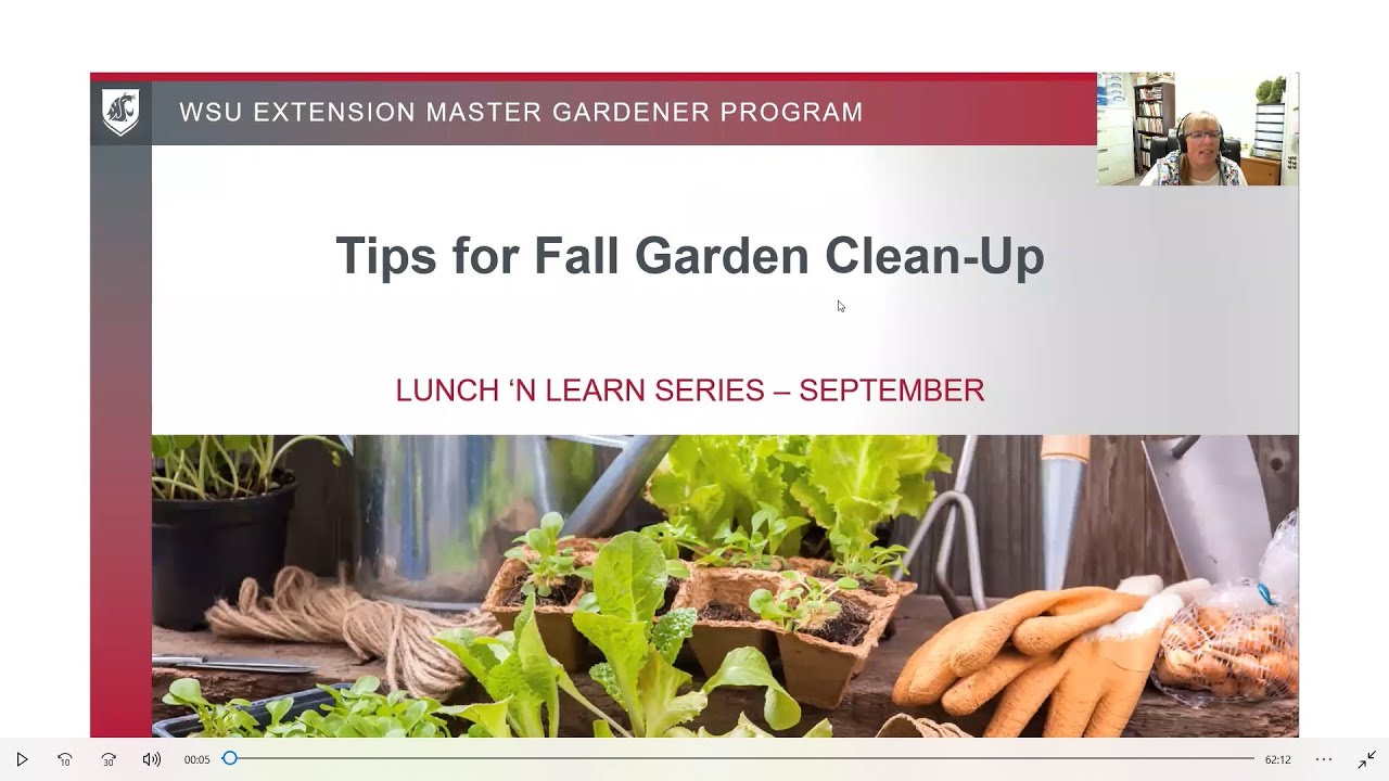 Tips for Fall Garden Clean-Up - Lunch 'n Learn Session 4
