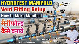 What is manifold | hydrotest manifold and vent fitting | hydrotest fitting ki jankari हाइड्रो फिटिंग