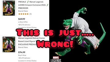 Scalpers Are Already Reselling The New Lizard Marvel Legends Figure…