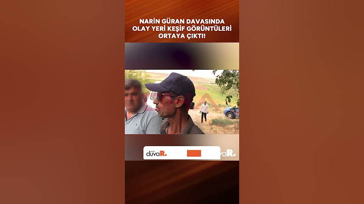 Narin Güran davasında olay yeri keşif görüntüleri ortaya çıktı!