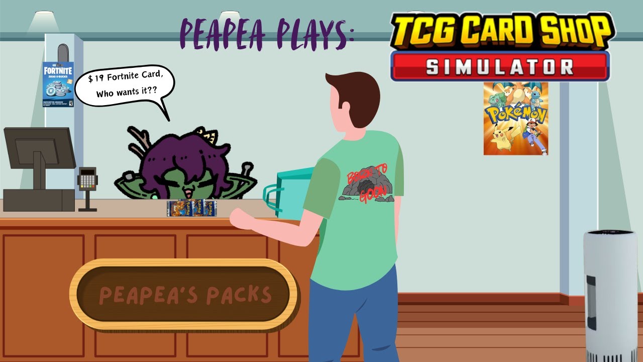 Peanitz' card shop, no stinky bois allowed