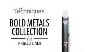 Real Techniques 202 Angled Liner Brush Review