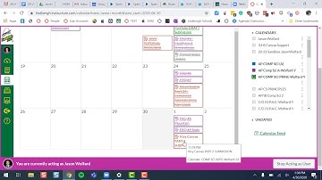 Canvas Calendar Adding Assignments