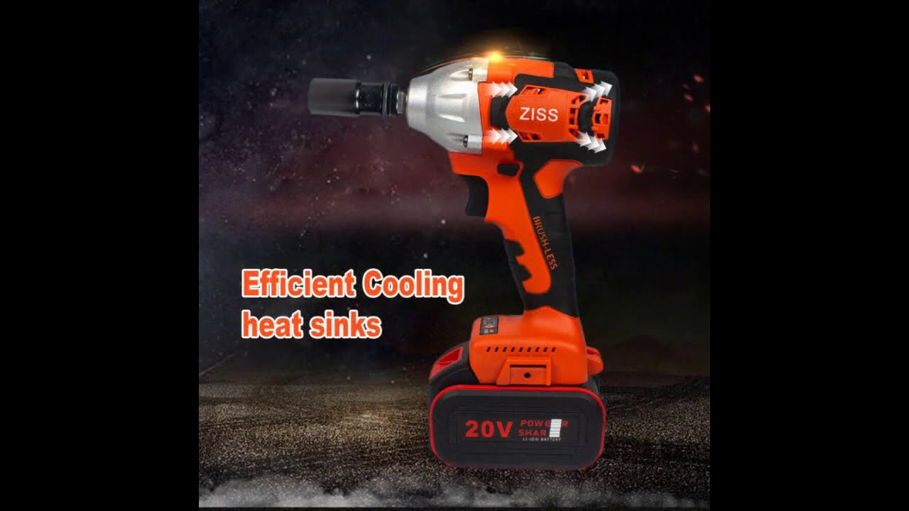 ZISS 1/2" CORDLESS IMPACT WRENCH (Ebay Link In Description) YouTube