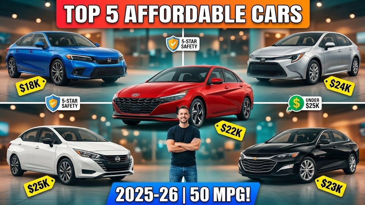 What's The BEST Affordable Car in 2025-26? Top 5 Revealed! 🚗 