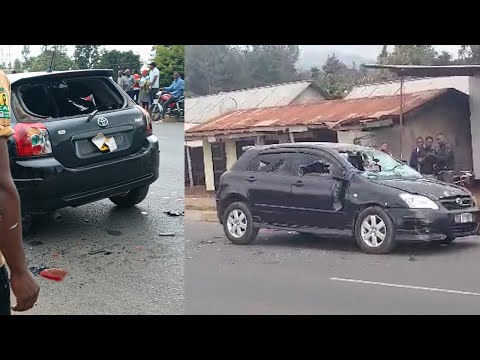 MTU MMOJA ARUSHA AFANYA TUKIO LA KUVUNJA VIOO VYA GARI YAKE NA PANGA ALITELEKEZA NA KUONDOKA 