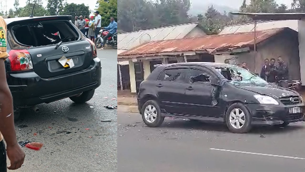 MTU MMOJA ARUSHA AFANYA TUKIO LA KUVUNJA VIOO VYA GARI YAKE NA PANGA, ALITELEKEZA NA KUONDOKA