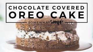 Incredibly EASY Chocolate Covered Oreo Cake!
