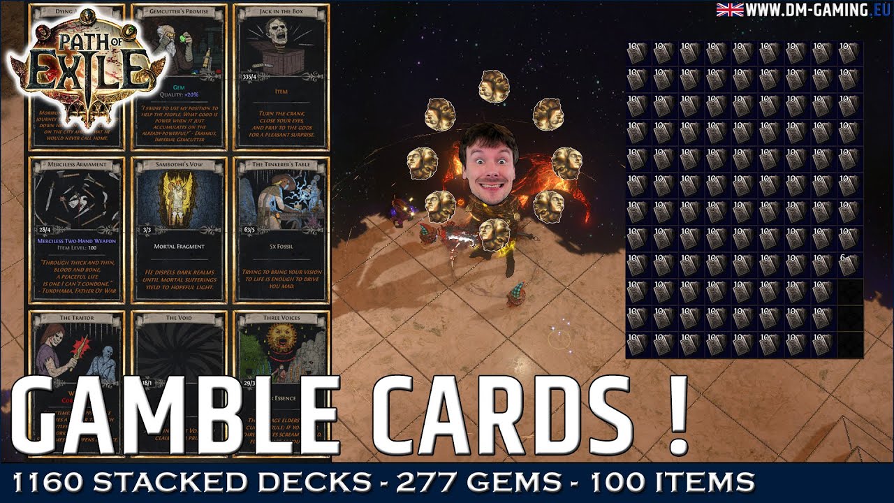 POE Profitable Divination Cards - Dm Gaming