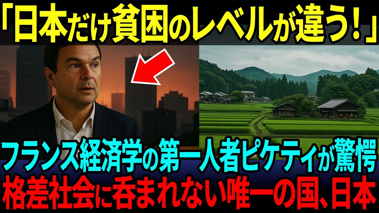 【海外の反応】「世界中で貧富の差が拡大する中、日本だけが違った」フランス経済学者ピケティが驚愕！日本だけが持つ“別格の倫理観”とは？