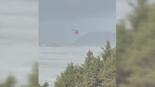 One child dead, one missing after strong wave hits man and children on Oregon Coast