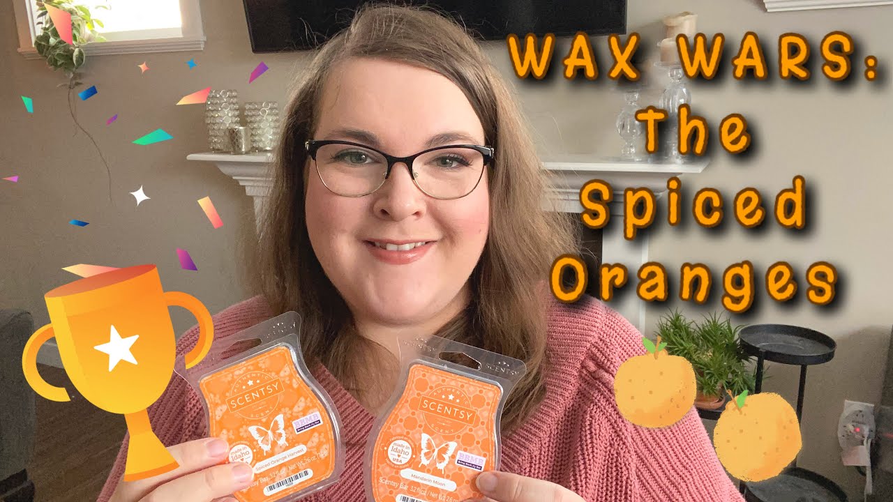 Wax Wars: Battle of the Spiced Oranges! Scentsy Mandarin Moon vs. Spiced Orange Harvest