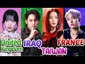 Top 10 Most Viewed Kpop Groups in Each Country on YouTube - PART 2