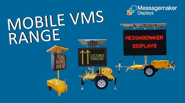 Mobile VMS Range 2025 - Messagemaker Displays