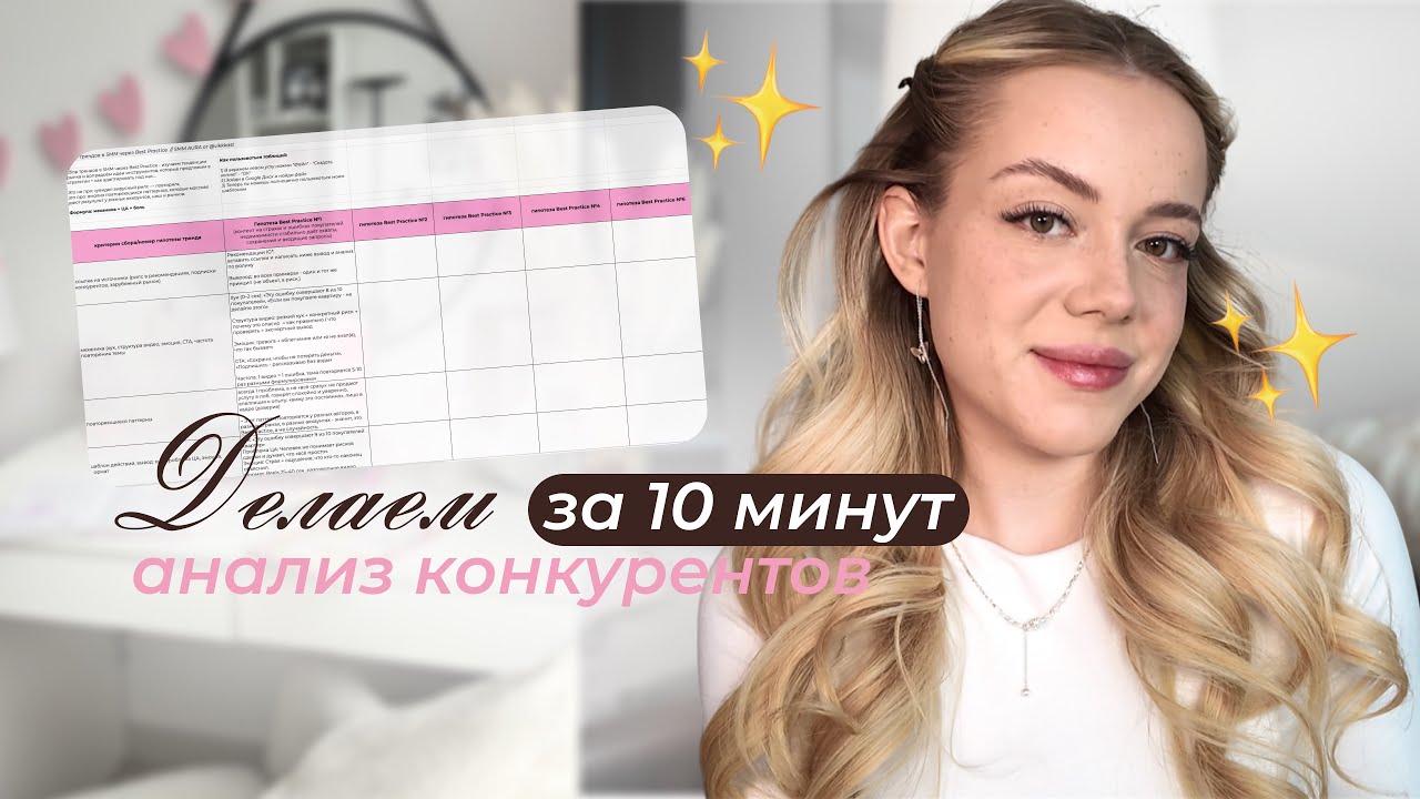 Как сделать АНАЛИЗ конкурентов и перестать вести блог в… — Transcript