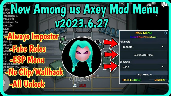 Among us New Axey v2023.3.28 Mod Menu Apk, Free Chats