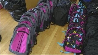 After theft, many donate school supplies