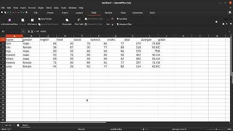 advanced filter in LibreOffice Calc