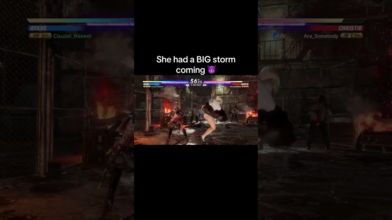Had to let her know!!!! #claudell_maxwell #doa6 #teamninja #tecmokoei #fighter