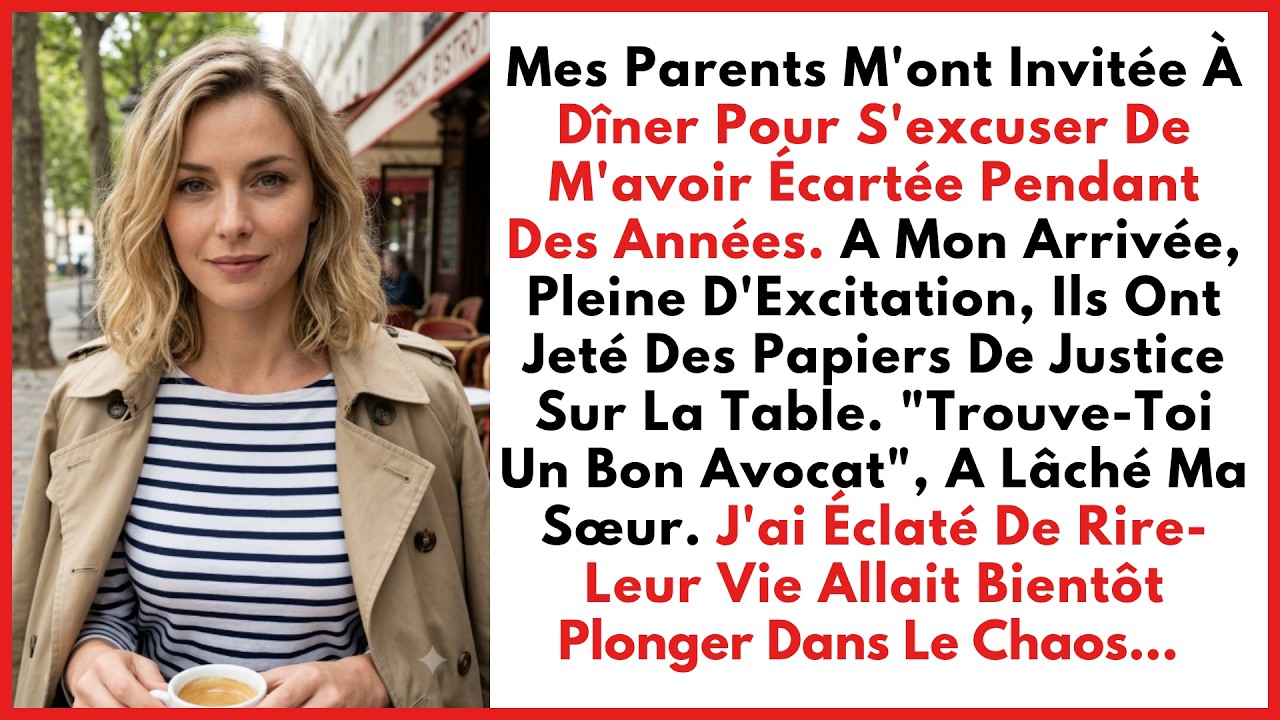 Je venais à peine de poser le pied dans la maison de mes parents, une bouteille de vin à la main, que ma mère m’a serrée dans ses bras pour la première fois depuis des années. Trois jours plus...