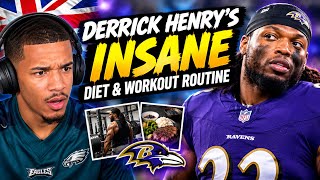 British NFL Fan Reacts to Derrick Henry’s INSANE Diet & Workout Routine!