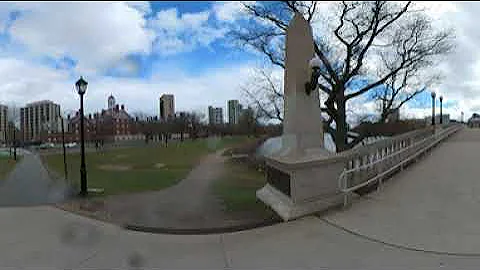 [5K] 360 VR Boston Travel - Virtual Reality Walkin...