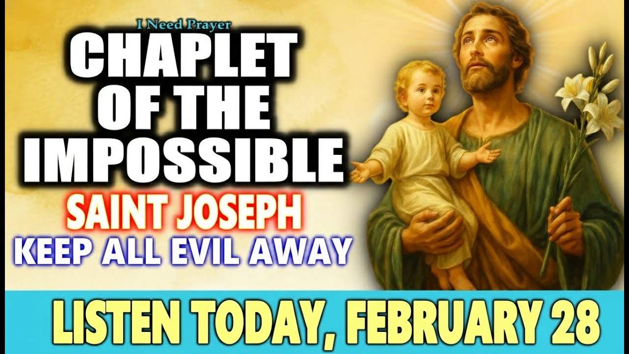 🛡️ Saint Joseph Chaplet: Drive Away Evil and Restore Order
