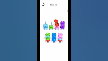 Hoop Stack Level 323 WalkThrough Solution Gameplay
