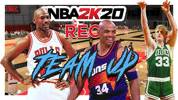 Michael Jordan Build, Barkley and Larry Bird build NBA 2K20 (REC HIGHLIGHTS)