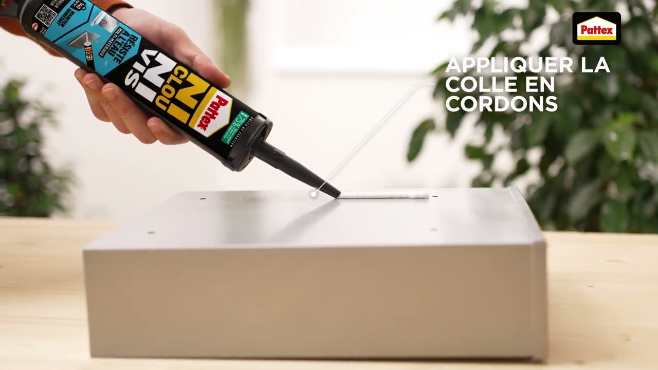 Vidéo: Colle PATTEX Ni clous Ni vis multi-matériaux 326g