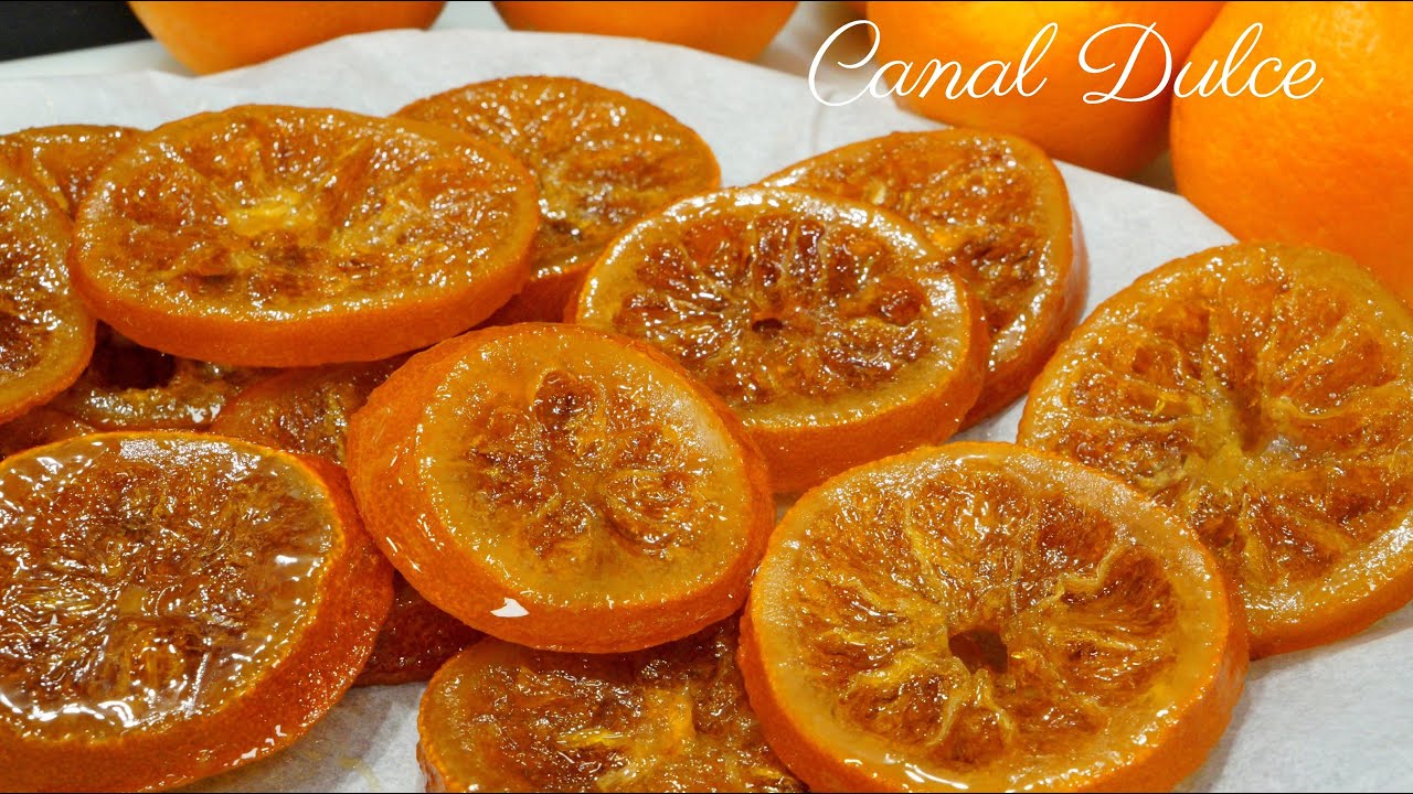 NARANJA ESCARCHADA O CONFITADAS FÁCILES Y RÁPIDAS / Canal Dulce