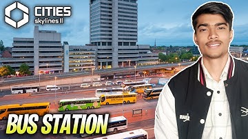 BUILD BUS STATION FOR TRANSPORTATION IN MY CITY | CITIES SKYLINES 2 GAMEPLAY | FACECAM@ScurryGamerz