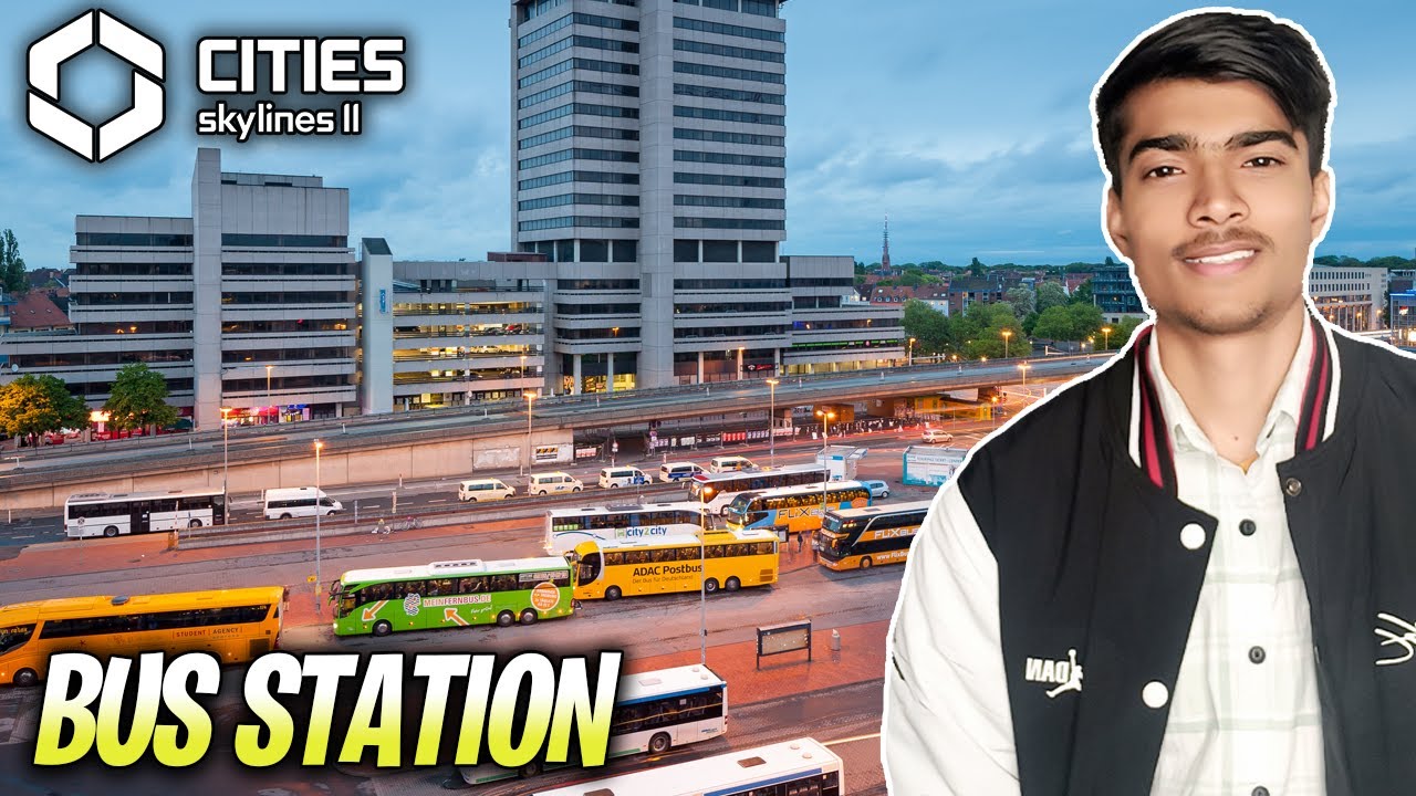 BUILD BUS STATION FOR TRANSPORTATION IN MY CITY | CITIES SKYLINES 2 ...