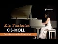 Cismoll tonleiter klavier piano lessons c sharp minor scale