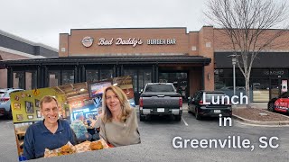Lunch at BAD DADDY S BURGER BAR in Greenville SC - February 2025