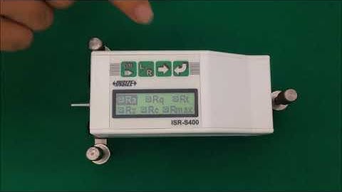 Insize ISR S400 Series Test Equipment Basic Operation